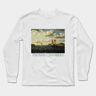 Staten Island and the Narrows by Thomas Chambers Long Sleeve T-Shirt